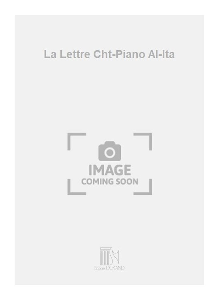 La Lettre Cht-Piano Al-Ita